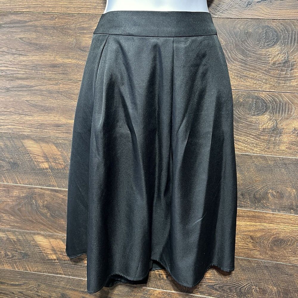 Yige Women's High Waist Flared Skirt‎ Pleated Midi Skirt with Pocket. Size 18